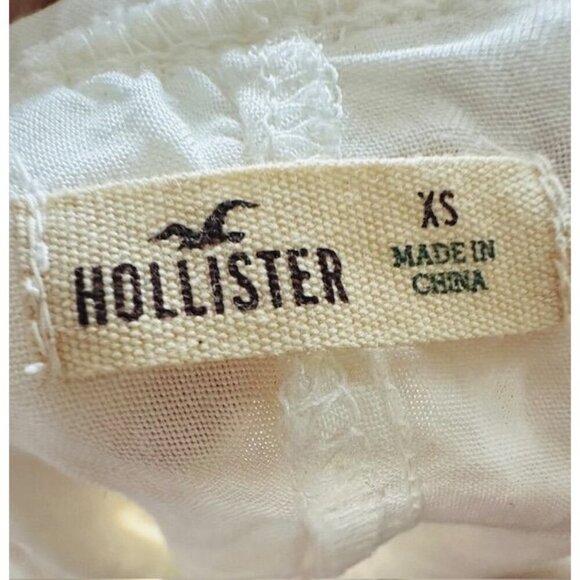 Hollister Baby Doll Embroidered Laced Floral Sweetheart Neck Backless Dress XS - Picture 7 of 9